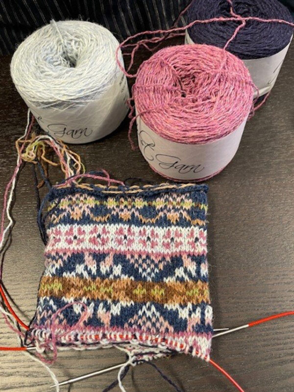 Sticka Fair Isle med färginspiration